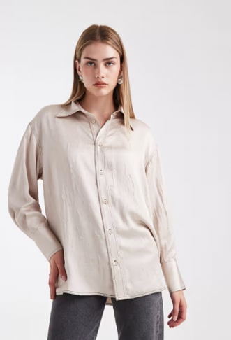 ASOS DESIGN crushed satin...