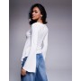 ASOS DESIGN angel sleeve top with godet detail