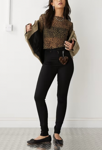 Monki Oki high waist skinny...