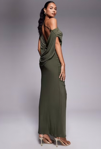 ASOS DESIGN mesh draped...