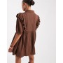 Wednesday's Girl ruffle detail mini smock dress