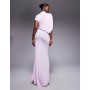 ASOS DESIGN one shoulder drape maxi dress