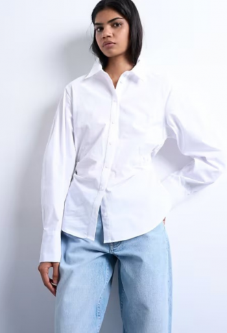 Topshop cinch waisted long...