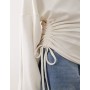 ARRANGE jersey off shoulder wide sleeve top