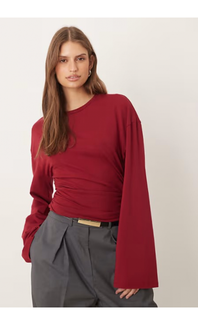 Gina Tricot Soft Touch wide sleeve top