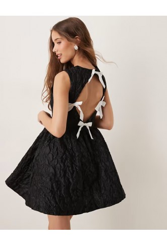 Sister Jane structured jacquard mini dress