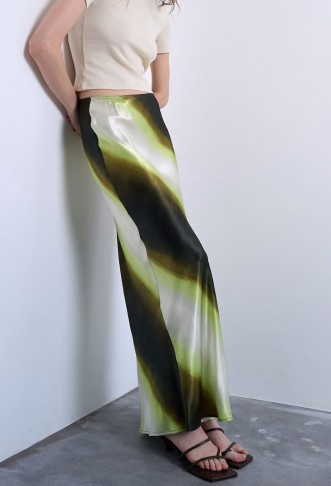 Topshop satin bias maxi...