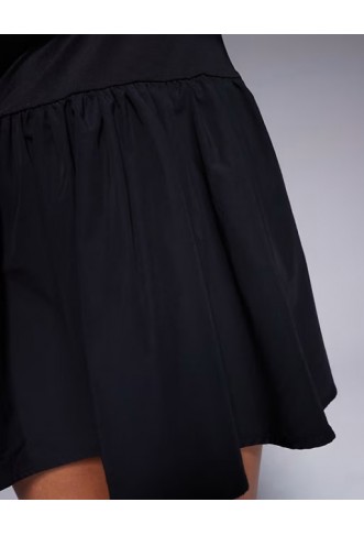 ASOS DESIGN long sleeve polyamide mini dress