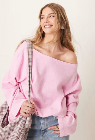 ASOS DESIGN off shoulder...