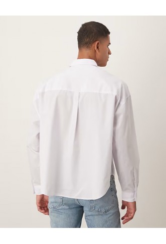 ASOS DESIGN oversized overhead poplin shirt