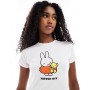 Daisy Street x Miffy boxy baby tee with miffed off graphic
