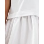 Miss Selfridge cotton poplin smock dress in white