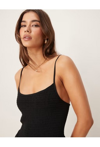 ASOS DESIGN shirred mini beach sundress