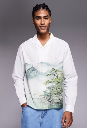 ASOS DESIGN relaxed revere...