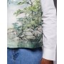 ASOS DESIGN relaxed revere shirt with scenic print