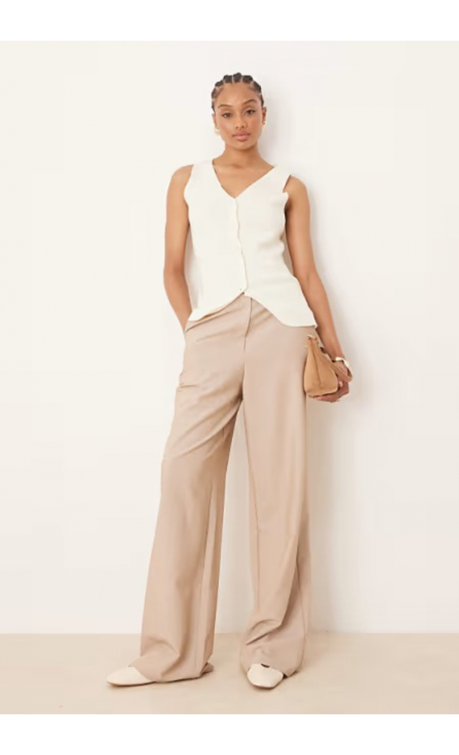 ASOS DESIGN Tall tailored relaxed straight leg trousers