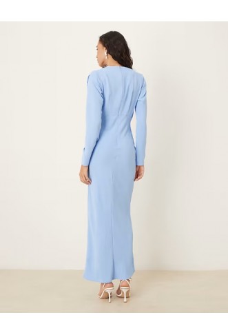ASOS DESIGN bias bust detail maxi dress