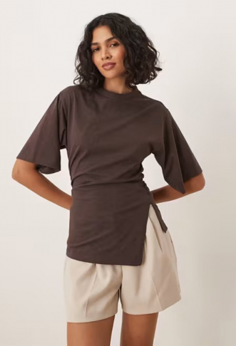 ASOS DESIGN cinched side...