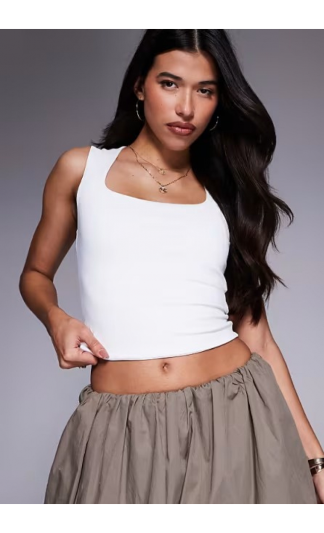 ASOS DESIGN Sculpting wide strap vest top