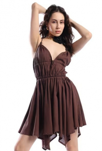 ASOS DESIGN ragged hem mini...