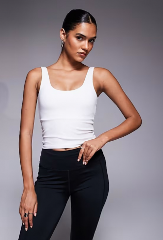 4505 square neck vest with...