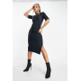 Nike Essential swoosh midi dress in black