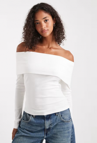 Miss Selfridge mixed rib...