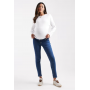 ASOS DESIGN Maternity skinny jeans with over bump