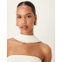 ASOS DESIGN tailored bandeau top with scarf detail