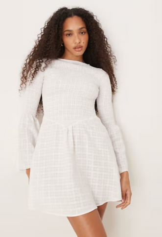 ASOS DESIGN shirred angel...