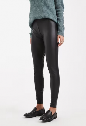 ONLY faux leather high...