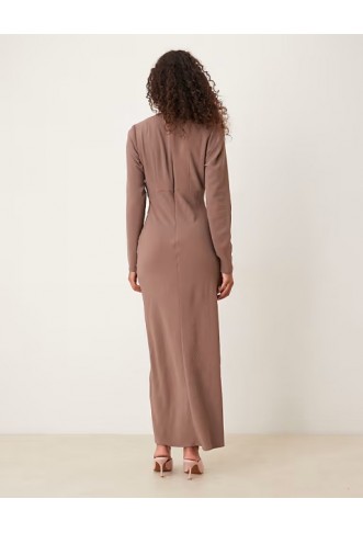 ASOS DESIGN bias bust detail maxi dress