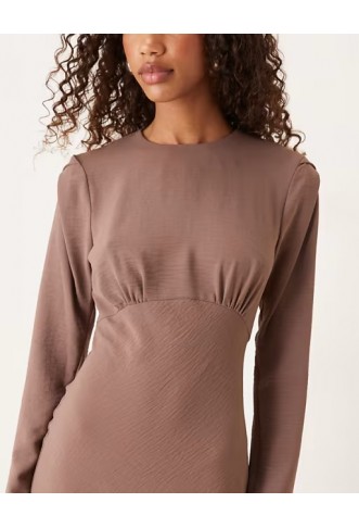 ASOS DESIGN bias bust detail maxi dress