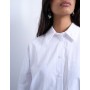Topshop cinched oversized poplin shirt
