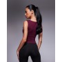 4505 Icon soft touch high neck tank with inner bra