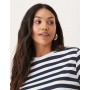 ASOS DESIGN Maternity regular fit t-shirt in navy stripe