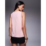 ASOS DESIGN compact knitted top with gold buttons