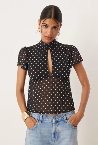 ASOS DESIGN floaty mesh...