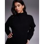 ASOS DESIGN supersoft funnel neck batwing mini dress