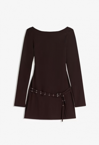 Bershka Belted midi dress...