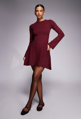 ASOS DESIGN ribbed fluted...