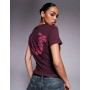 True Religion baby tee with diamante logo back print