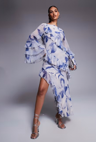 ASOS DESIGN ruffle bias...