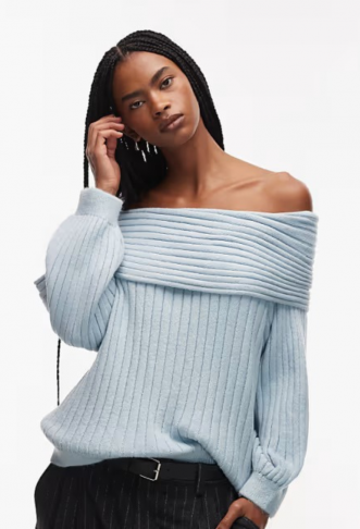 ASOS DESIGN oversized rib...