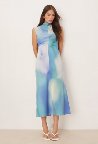 ASOS DESIGN soft touch midi...