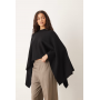 Gina Tricot knitted cape jumper top in black