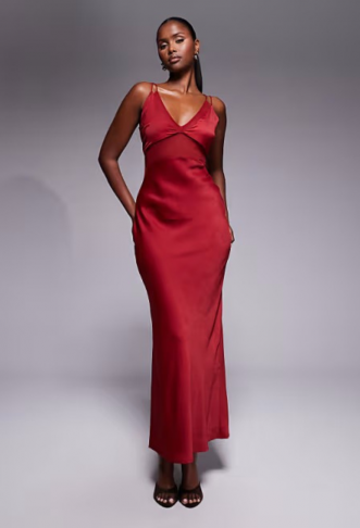 ASOS DESIGN satin chiffon...