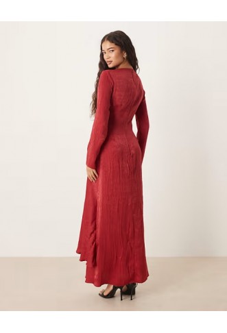 ASOS DESIGN frill tiered maxi dress