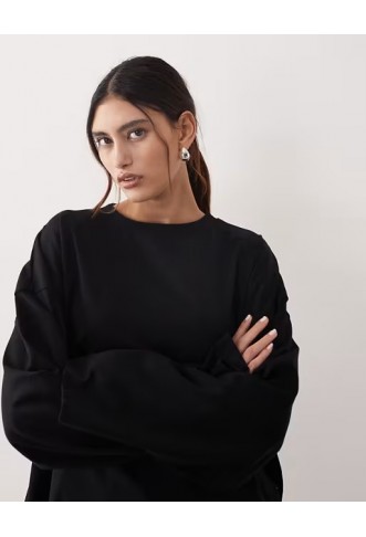 ARRANGE cotton oversized long sleeve t-shirt