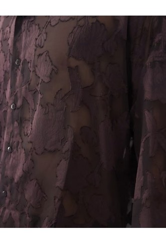 Reclaimed Vintage Limited Edition lace applique shirt